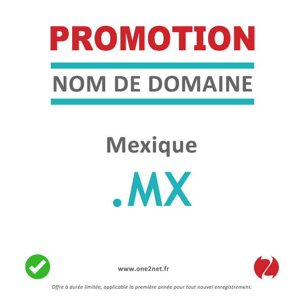 Promotion nom de domaine de MX