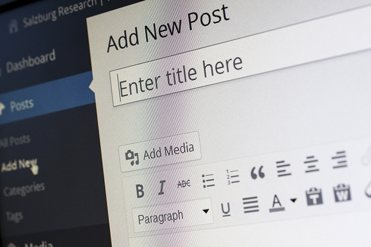 Editeur wysiwyg WordPress