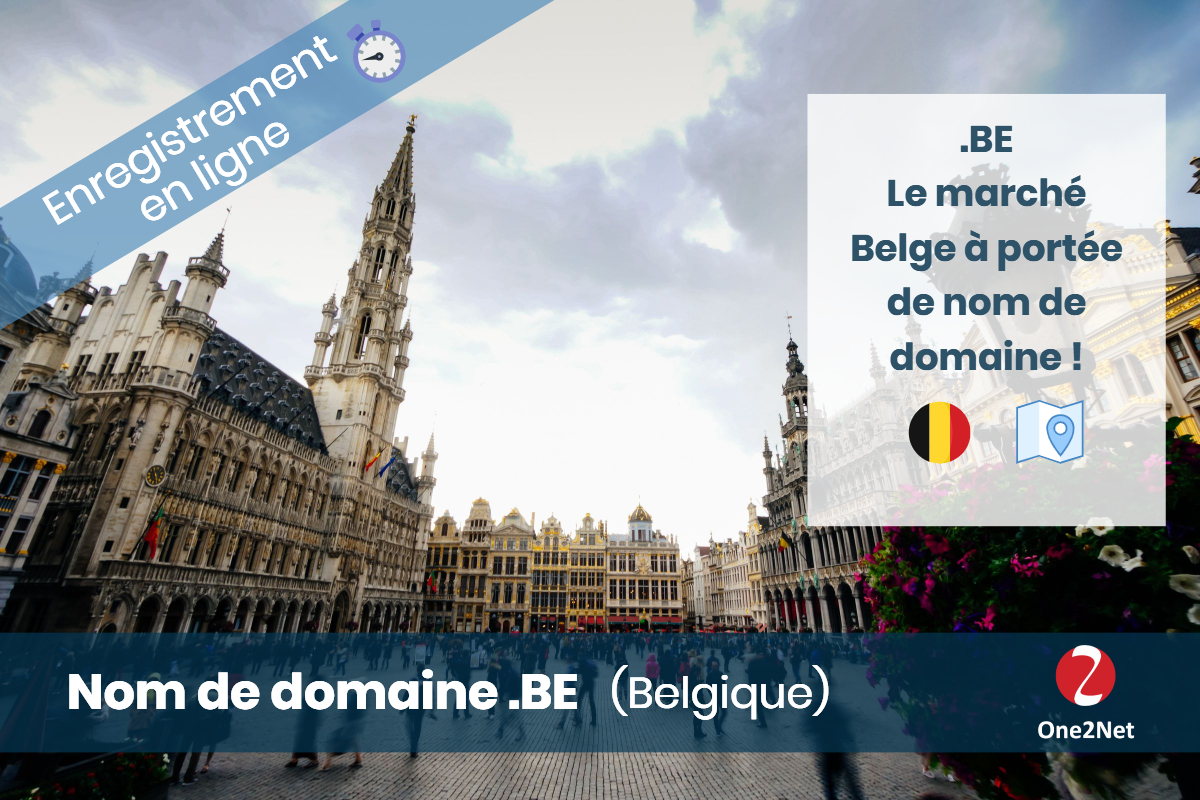 Nom de domaine .BE (Royaume de Belgique) - One2Net