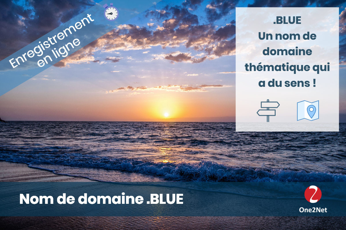 Nom de domaine .BLUE - One2Net