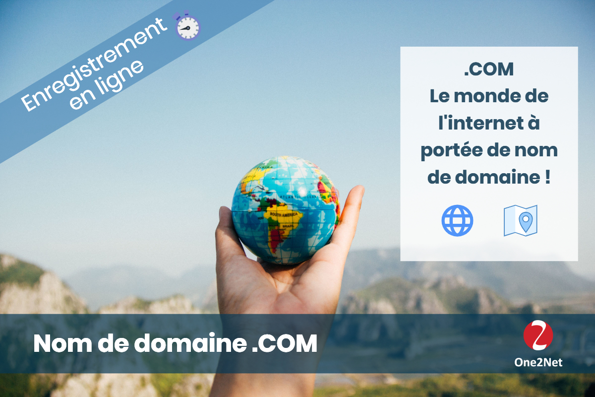 Nom de domaine .COM - One2Net