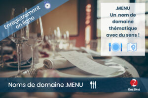 Nom de domaine MENU