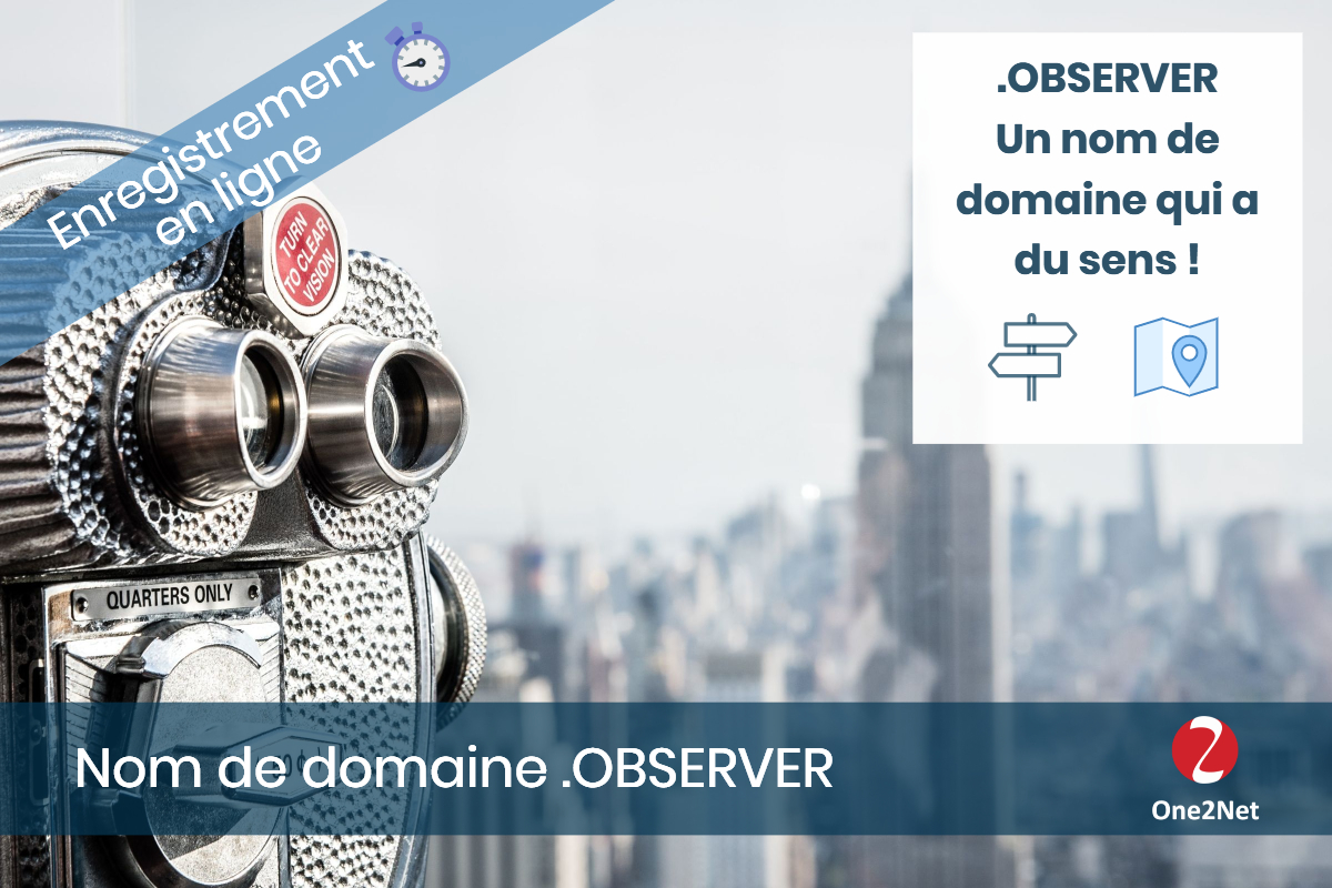 Nom de domaine .OBSERVER - One2Net