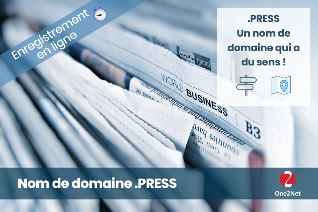 Nom de domaine PRESS