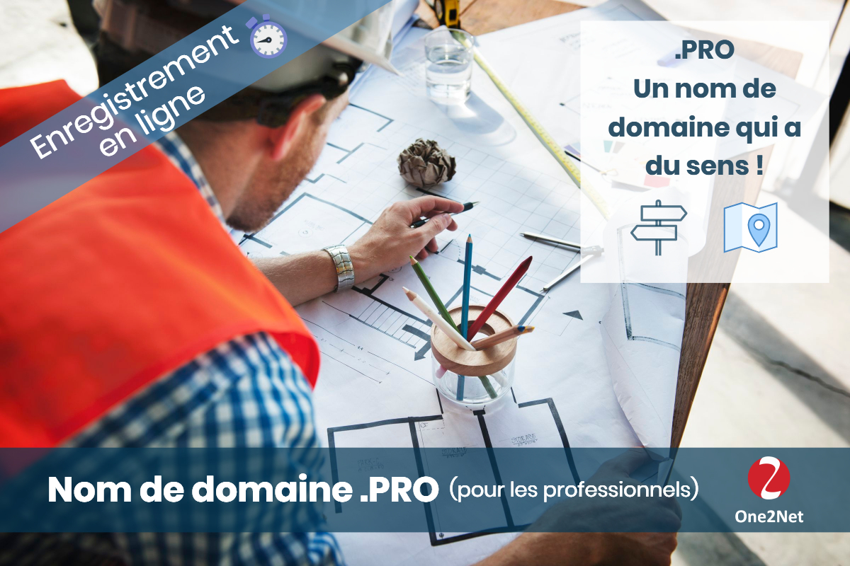 Nom de domaine .PRO (professionnels) - One2Net