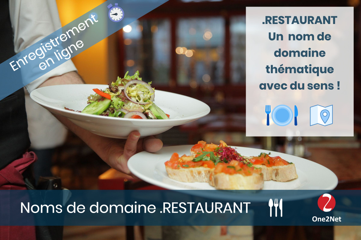 Nom de domaine .RESTAURANT - One2Net