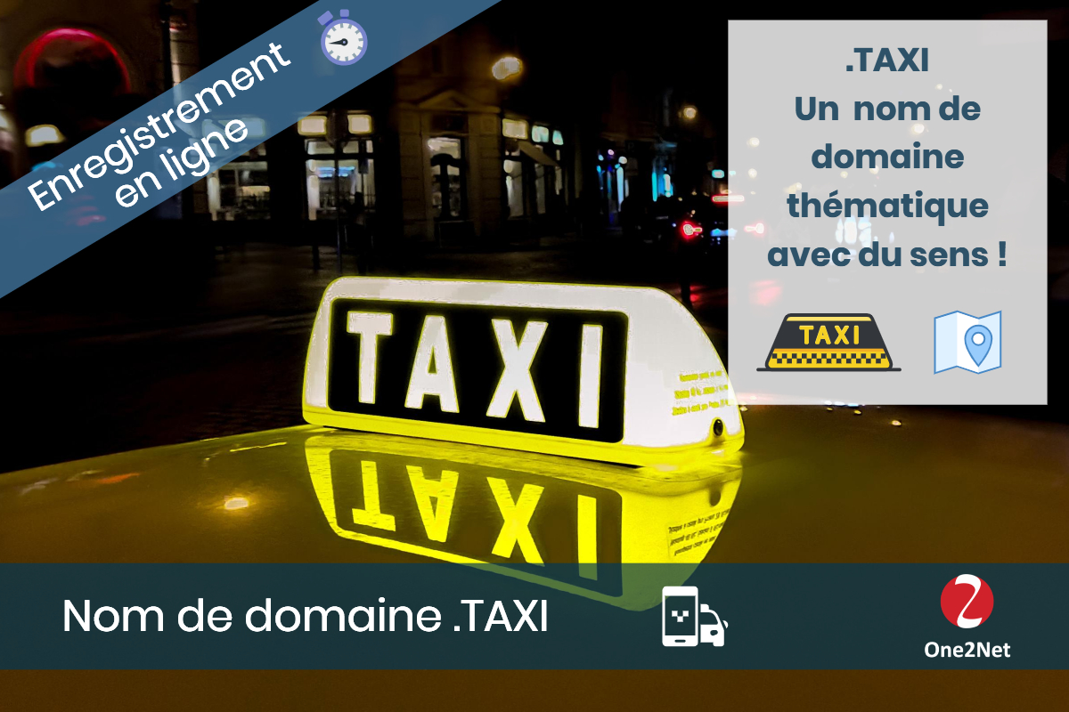 Nom de domaine .TAXI - One2Net