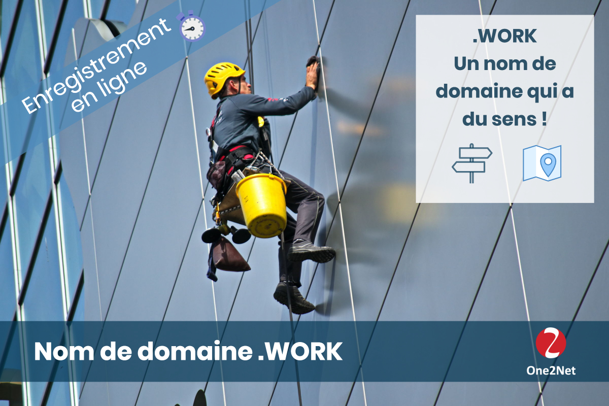 Nom de domaine .WORK - One2Net