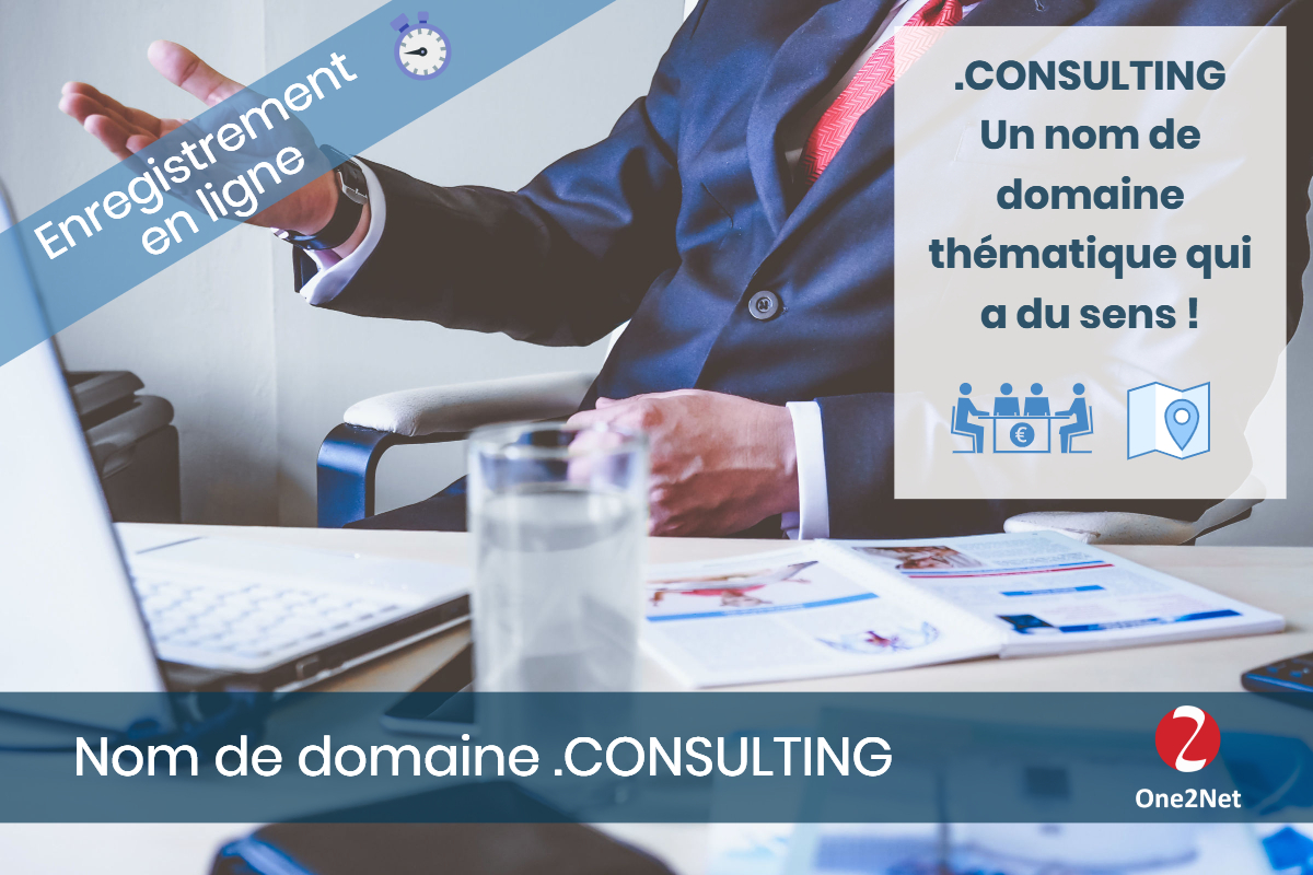 Nom de domaine .CONSULTING - One2Net