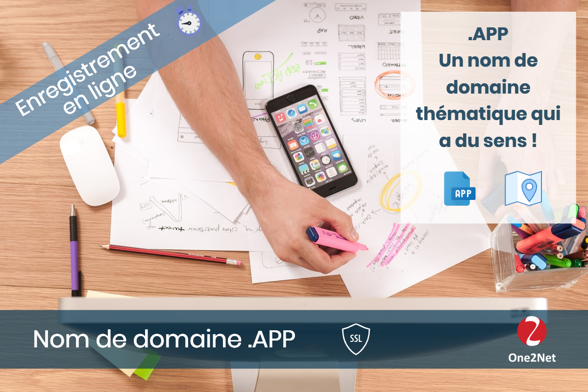 Nom de domaine .APP - One2Net