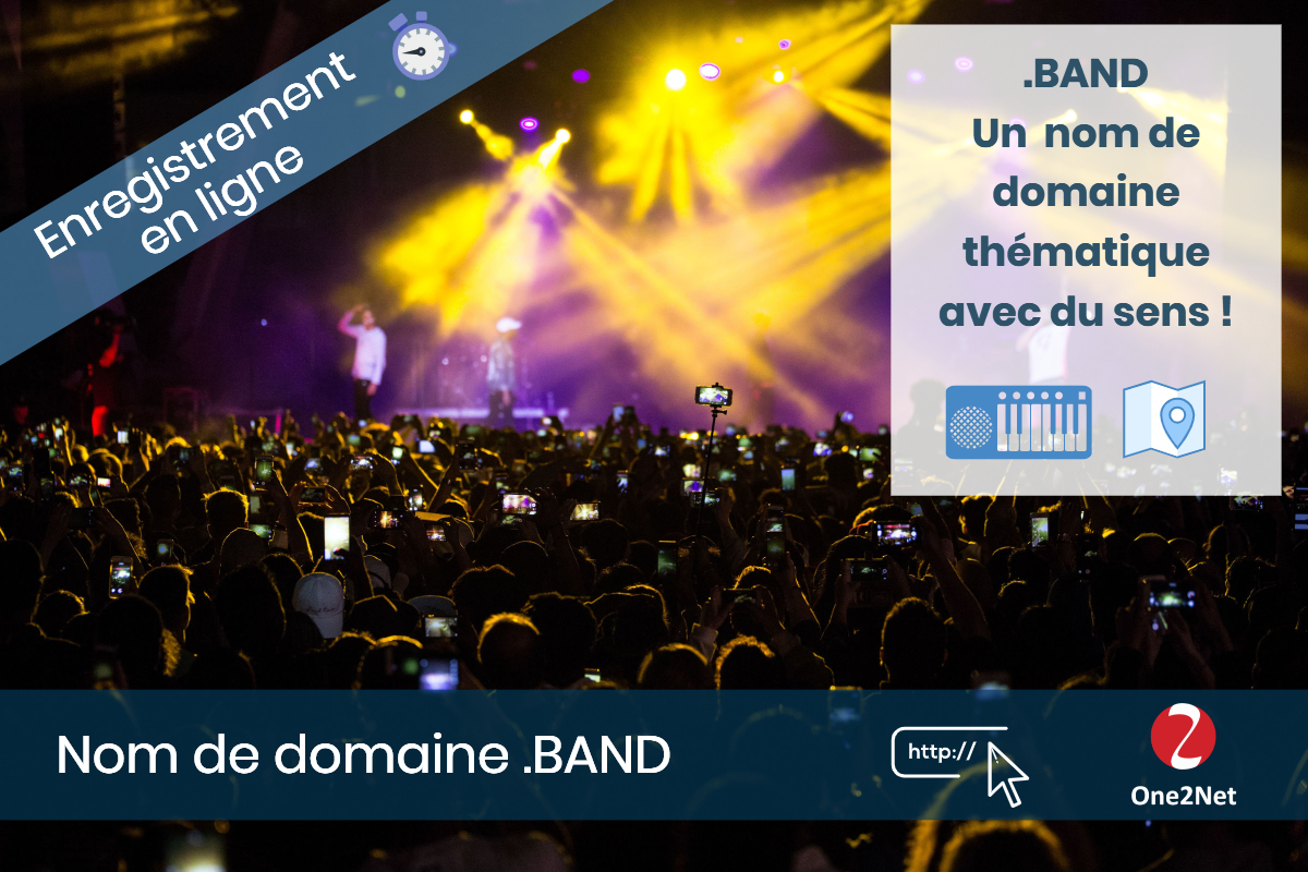 Nom de domaine .BAND - One2Net