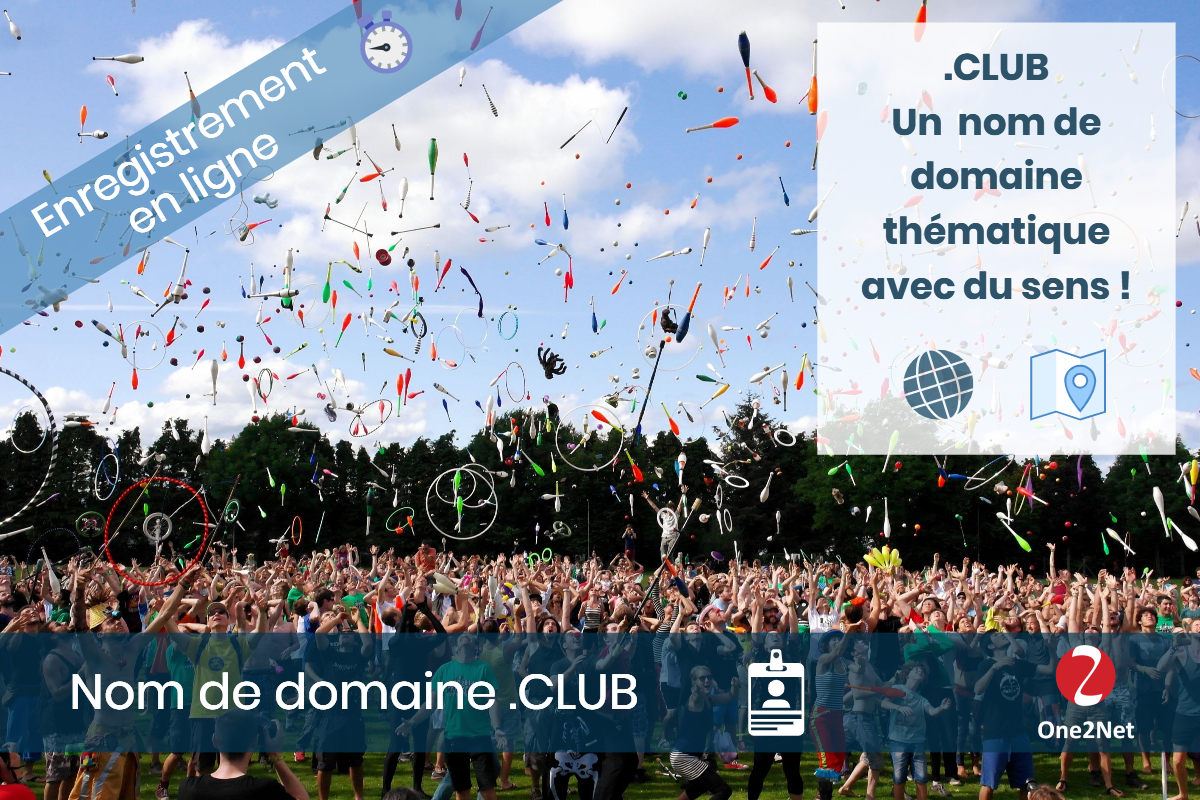 Nom de domaine .CLUB - One2Net