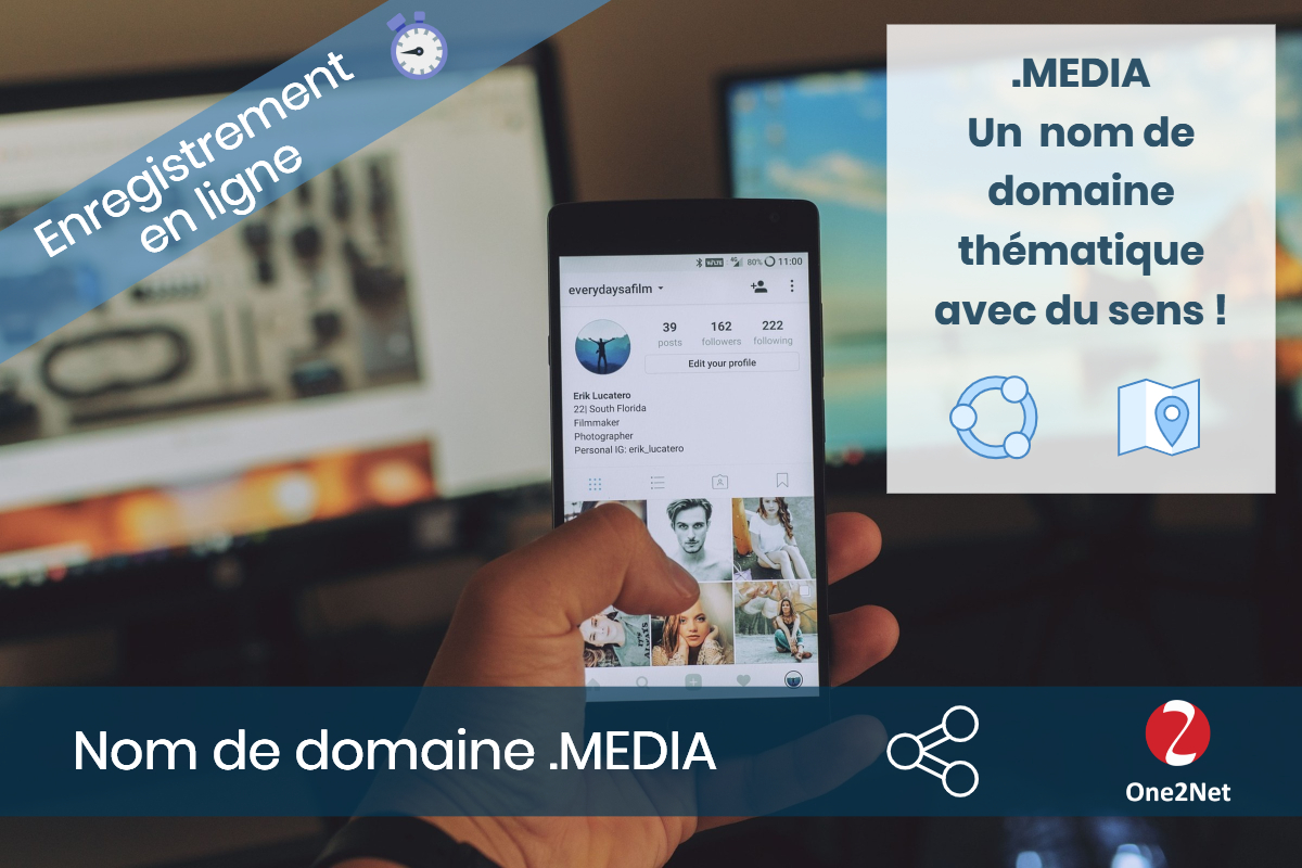 Nom de domaine .MEDIA - One2Net