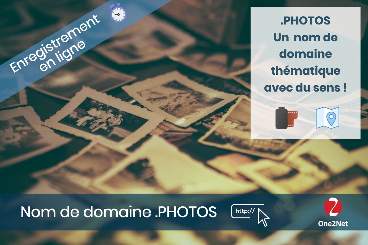 Nom de domaine .PHOTOS - One2Net