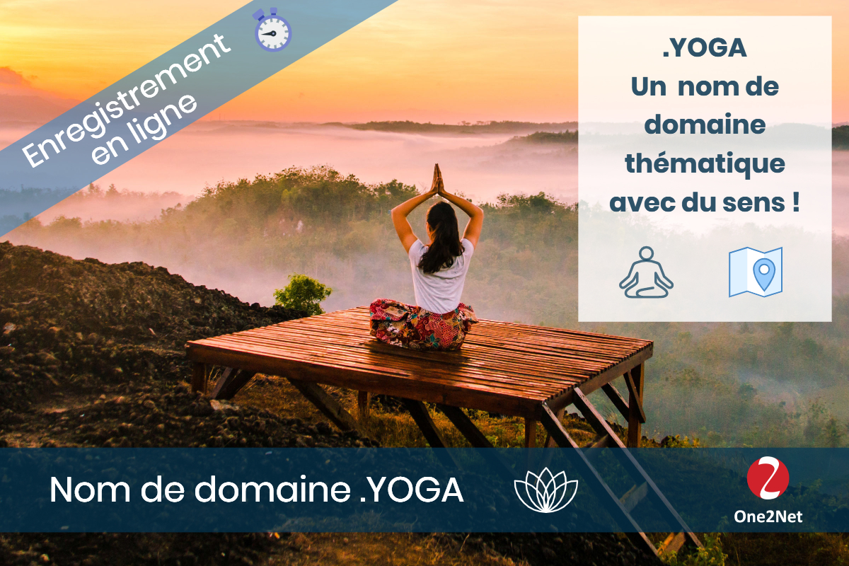 Nom de domaine .YOGA - One2Net