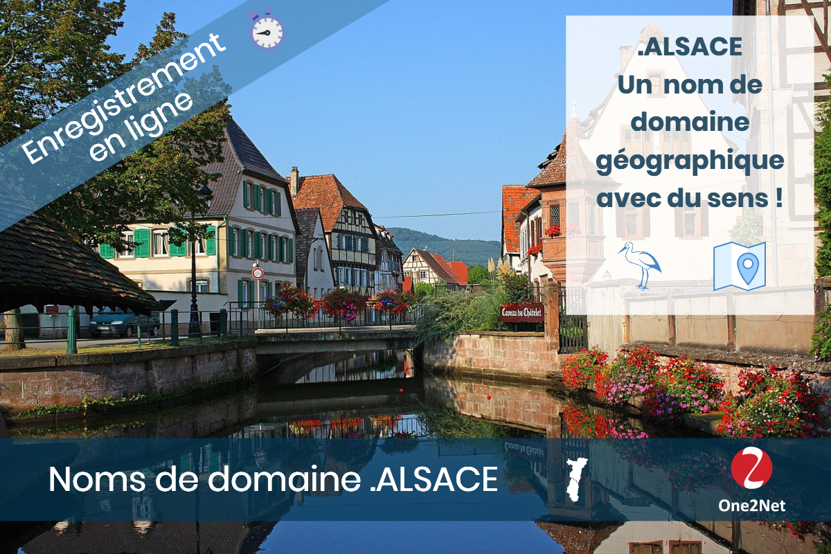 Nom de domaine .ALSACE (région Alsace) - One2Net