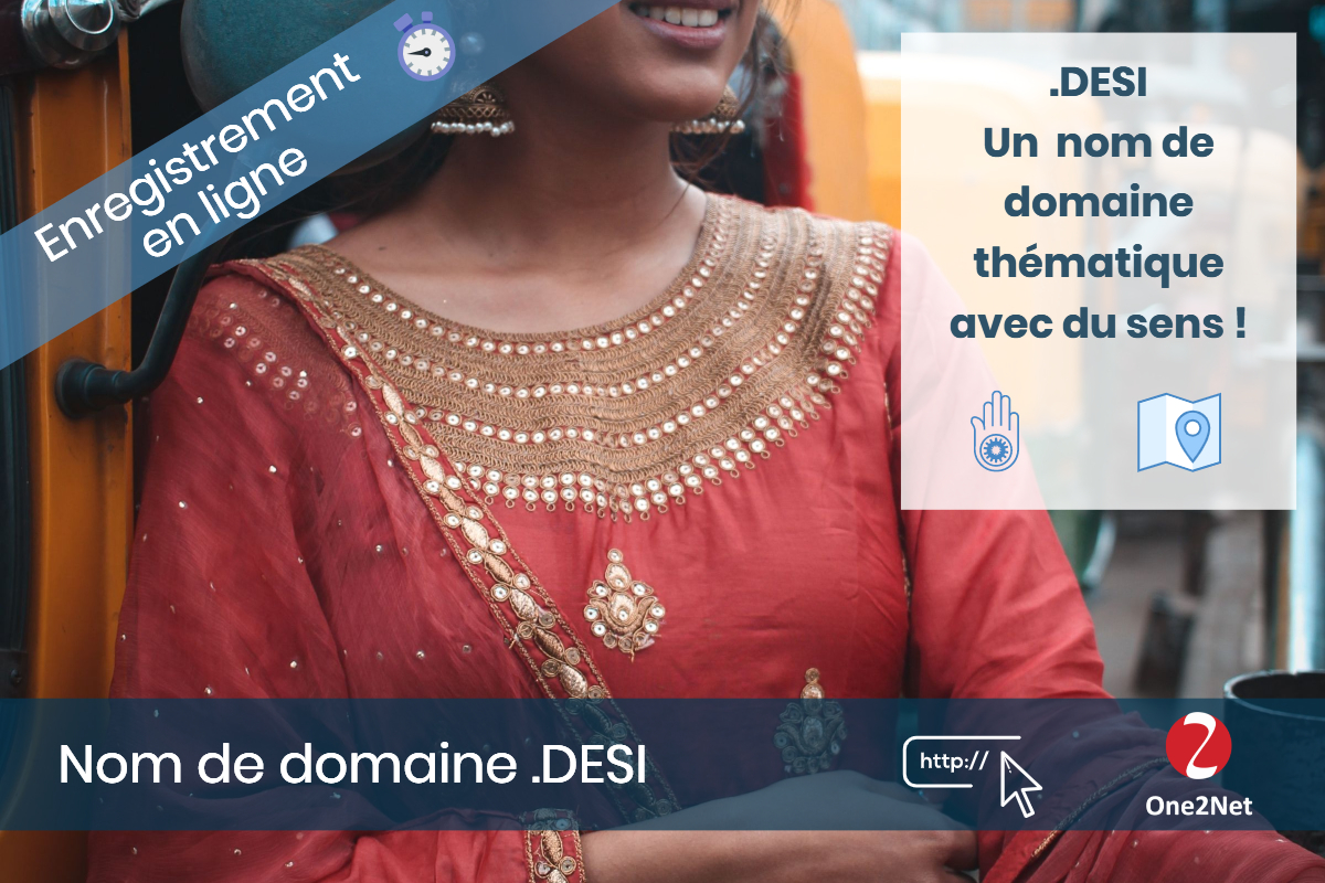 Nom de domaine .DESI - One2Net