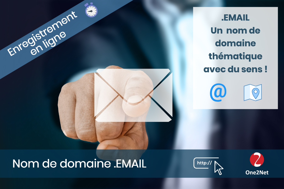 Nom de domaine .EMAIL - One2Net