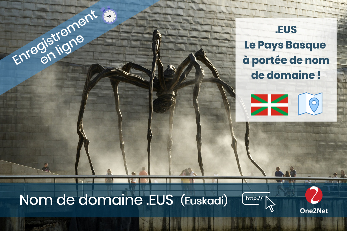 Nom de domaine .EUS (Euskadi - Basque) - One2Net