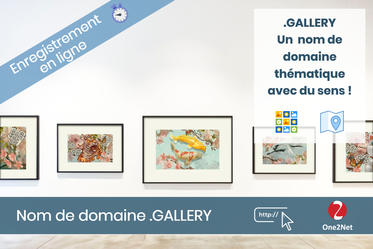 Nom de domaine .GALLERY - One2Net