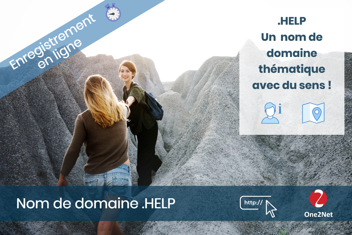 Nom de domaine .HELP - One2Net