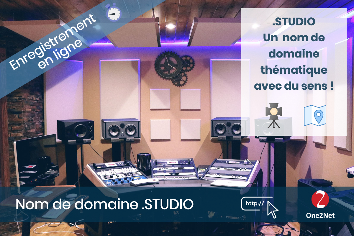 Nom de domaine .STUDIO - One2Net