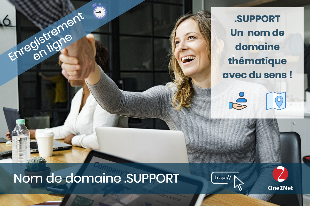 Nom de domaine .SUPPORT - One2Net