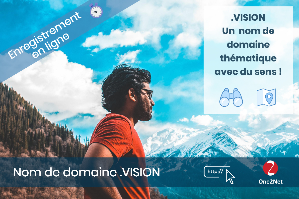 Nom de domaine .VISION - One2Net