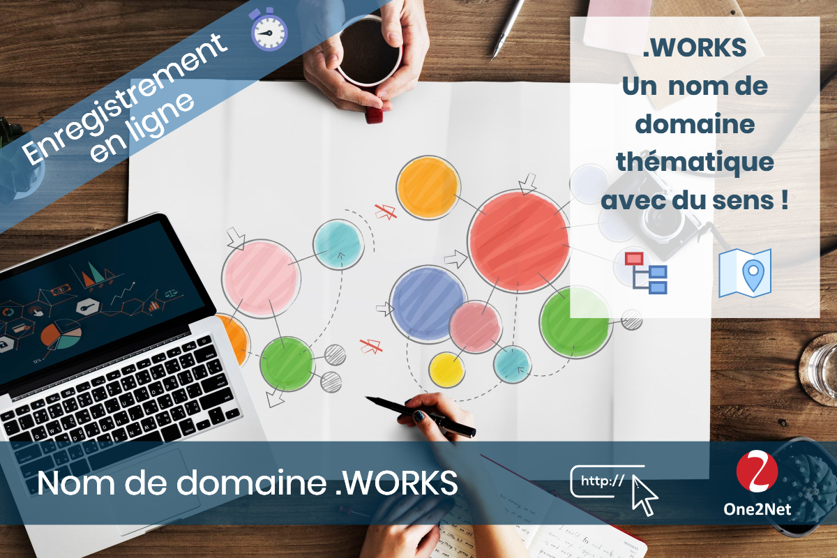 Nom de domaine .WORKS - One2Net