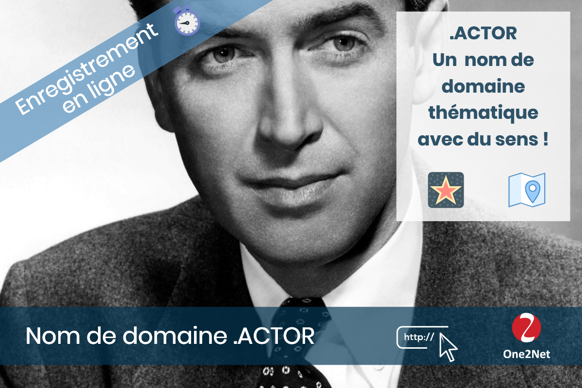 Nom de domaine .ACTOR - One2Net