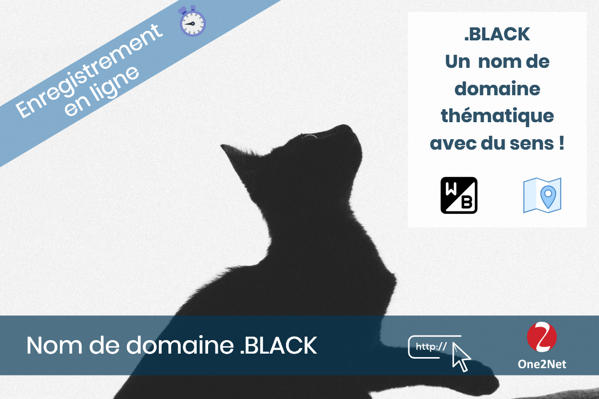 Nom de domaine .BLACK - One2Net