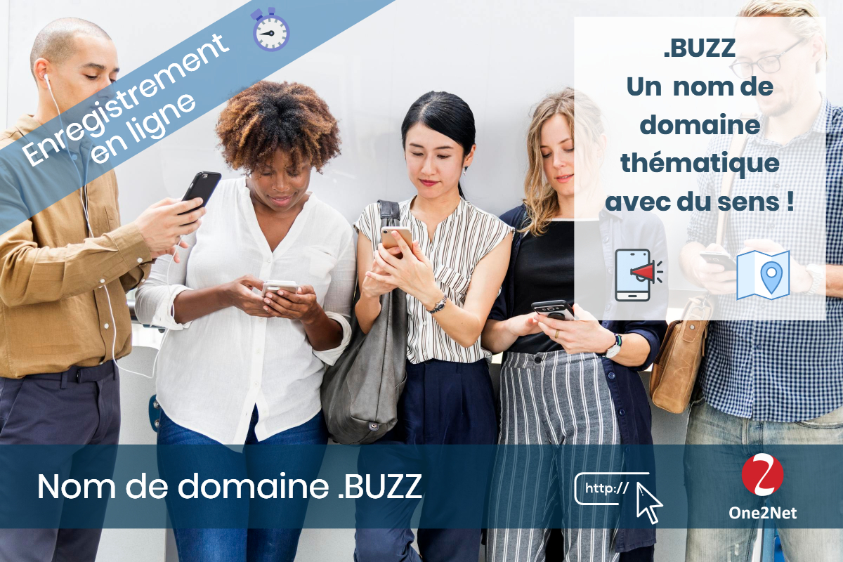 Nom de domaine .BUZZ - One2Net