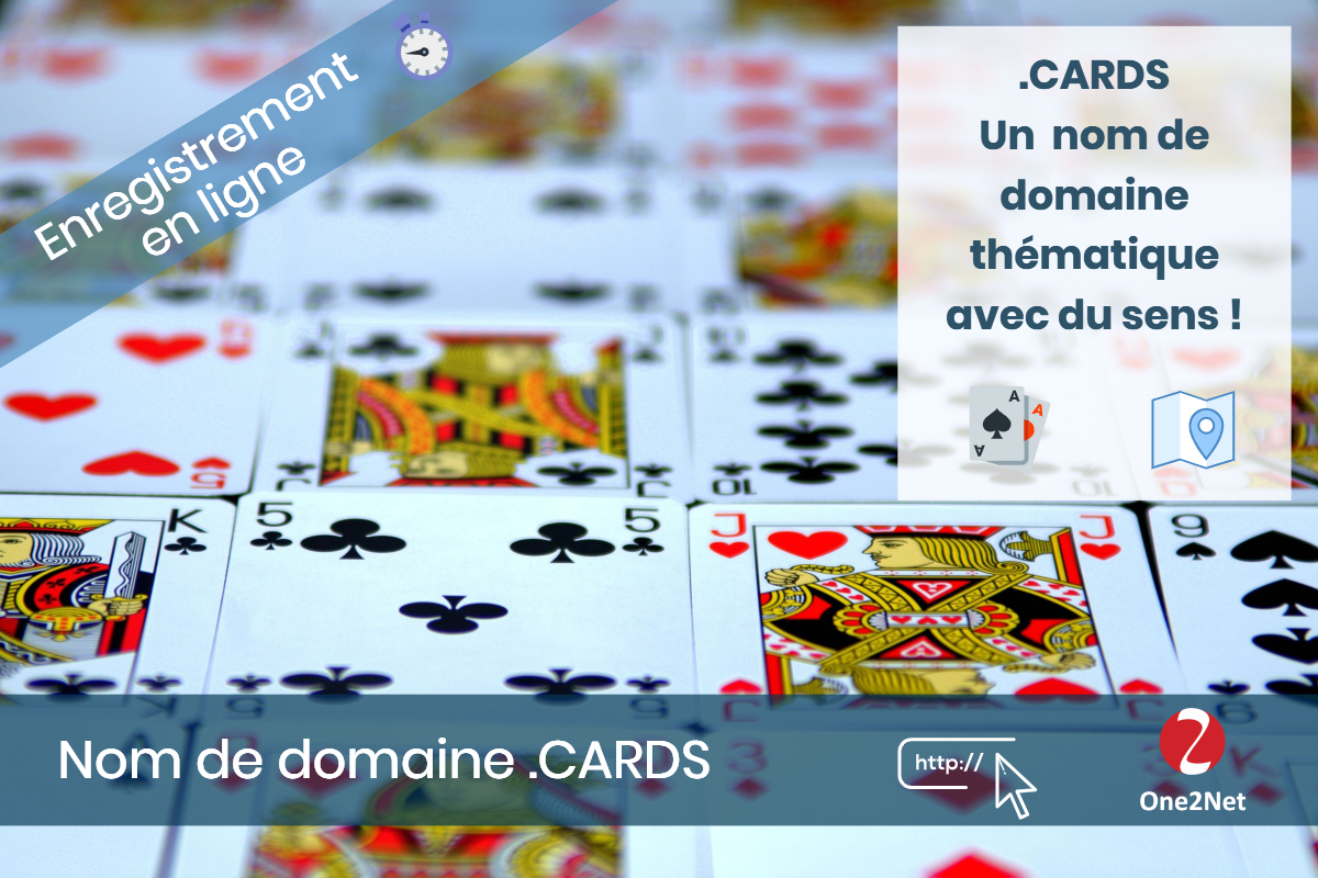 Nom de domaine .CARDS - One2Net