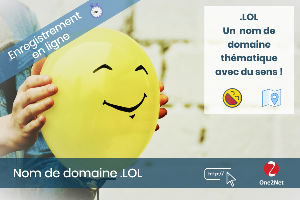 Nom de domaine .LOL - One2Net