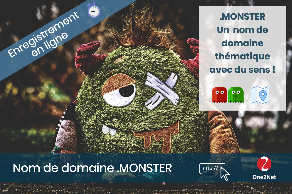 Nom de domaine .MONSTER - One2Net