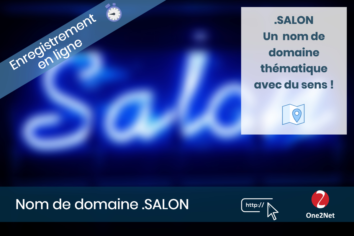 Nom de domaine .SALON - One2Net