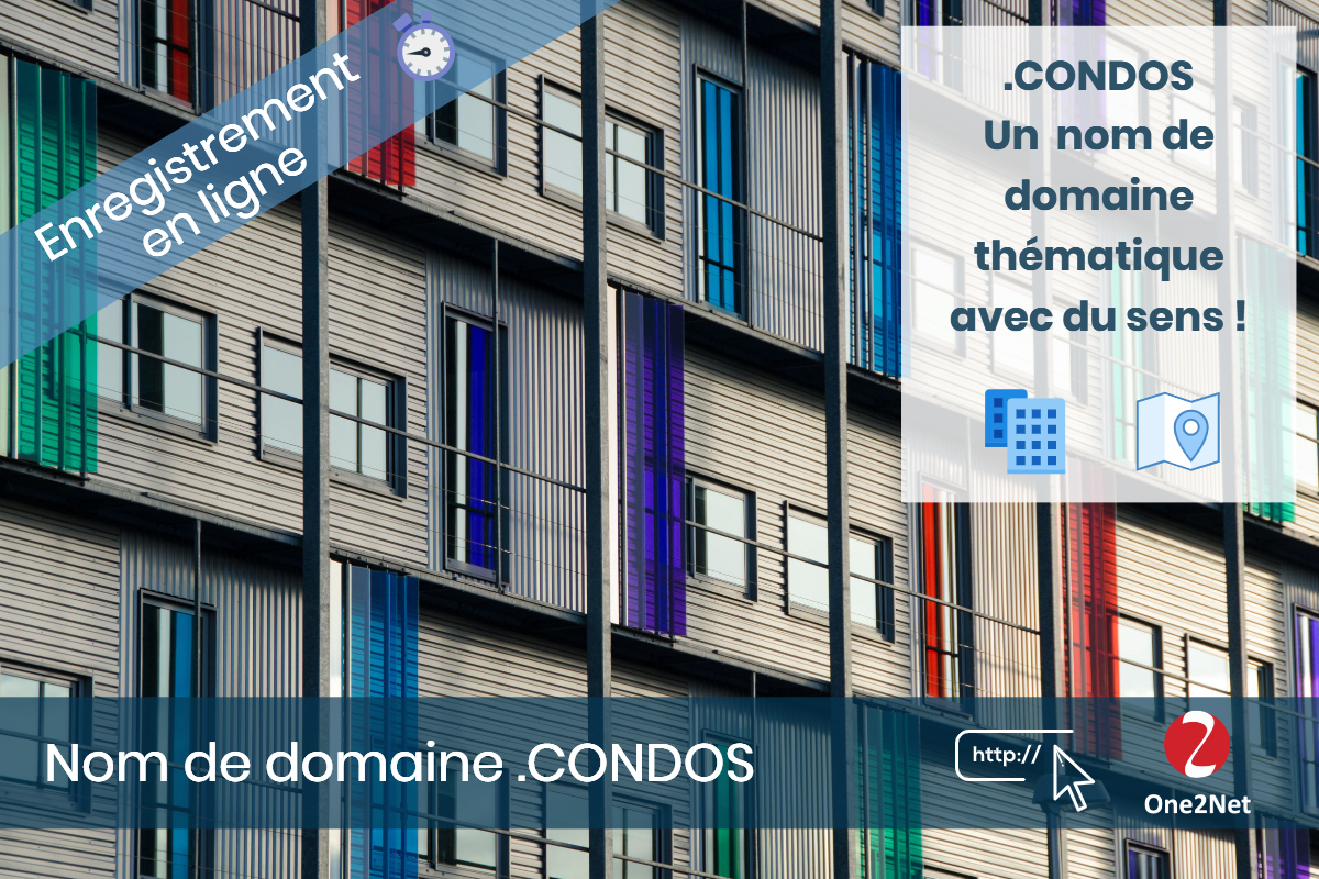 Nom de domaine .CONDOS - One2Net