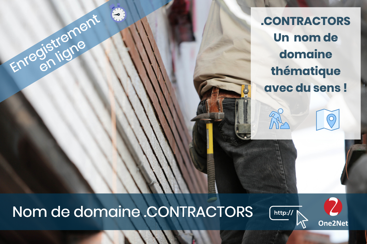 Nom de domaine .CONTRACTORS - One2Net