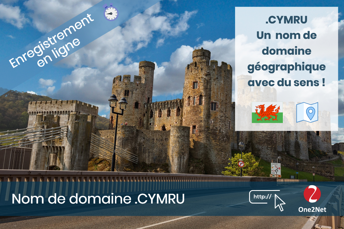 Nom de domaine .CYMRU (Pays de Galles) - One2Net