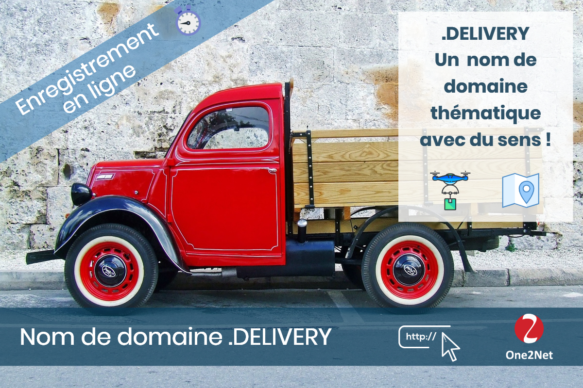 Nom de domaine .DELIVERY - One2Net