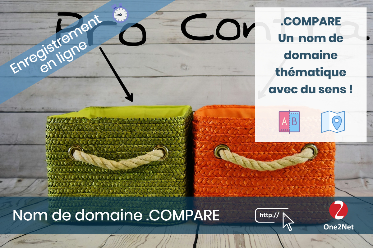 Nom de domaine .COMPARE - One2Net