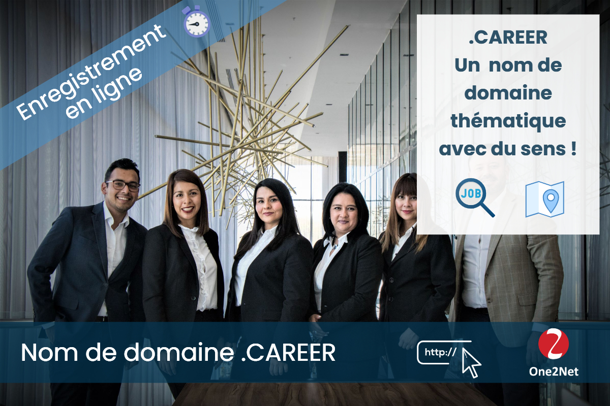 Nom de domaine .CAREER - One2Net