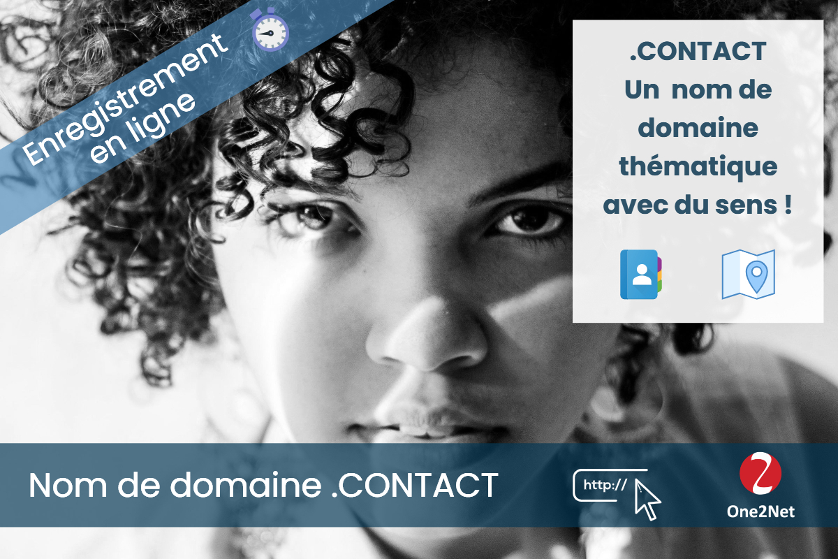 Nom de domaine .CONTACT - One2Net