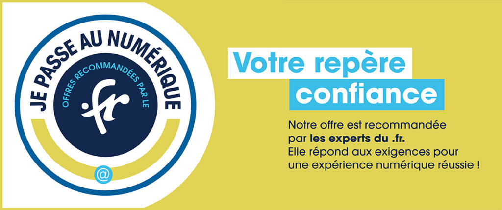 Je passe au numérique : offres recommandées par le .fr