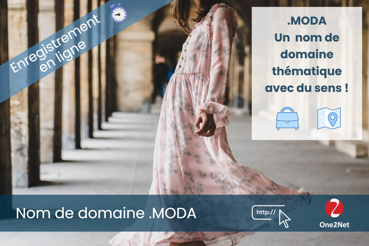 Nom de domaine .MODA - One2Net