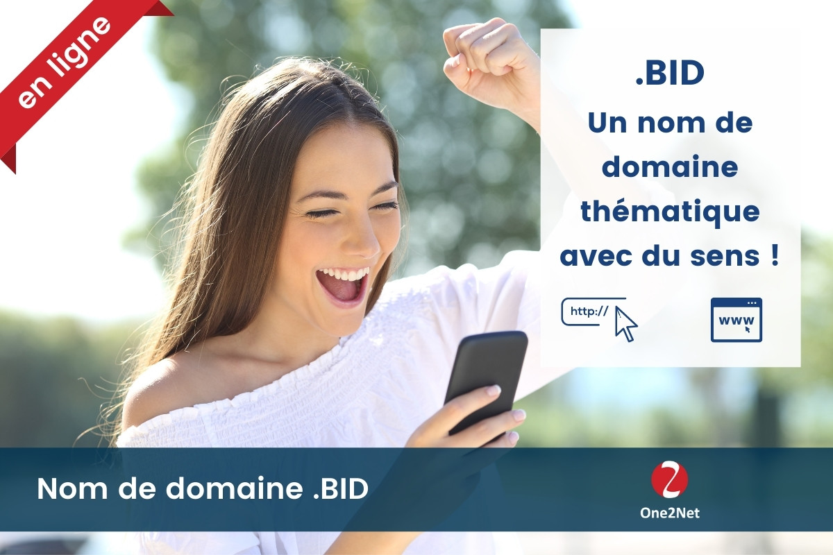Nom de domaine .BID - One2Net
