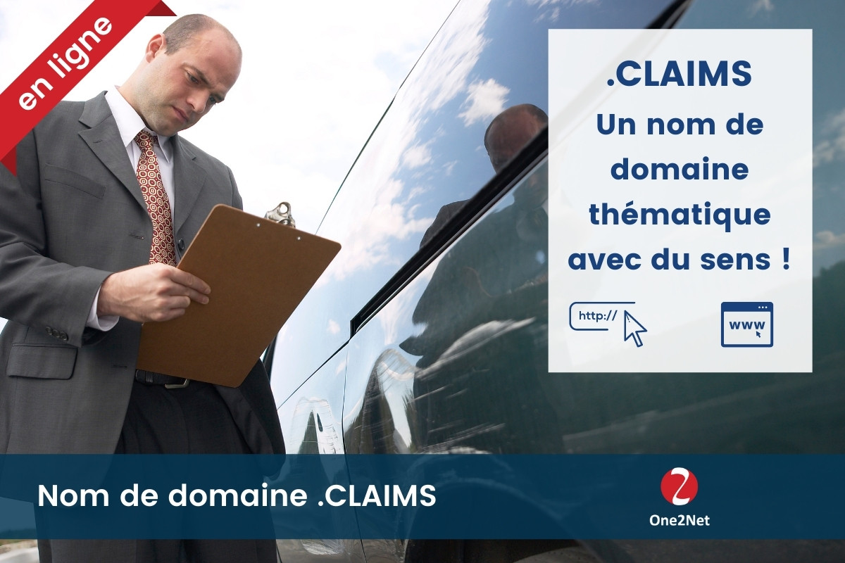 Nom de domaine .CLAIMS - One2Net