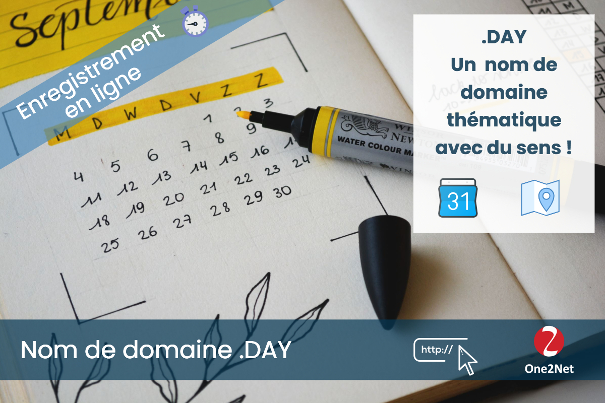 Nom de domaine .DAY - One2Net