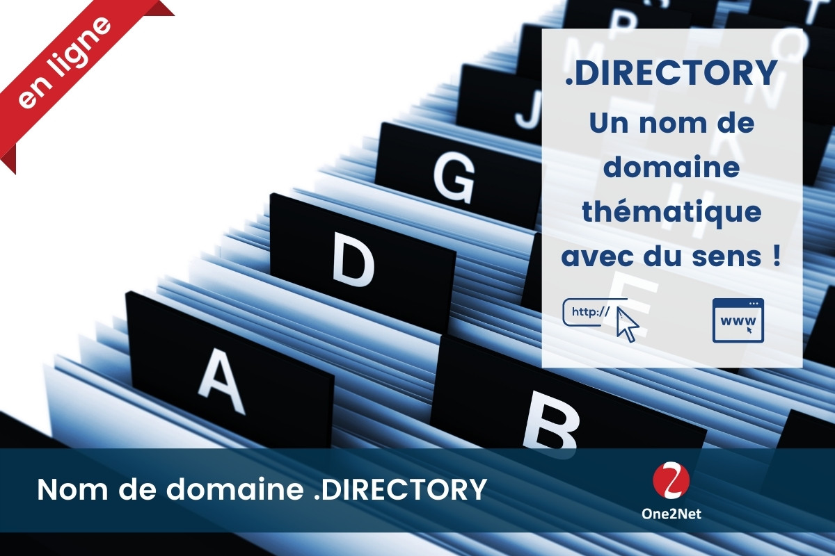 Nom de domaine .DIRECTORY - One2Net