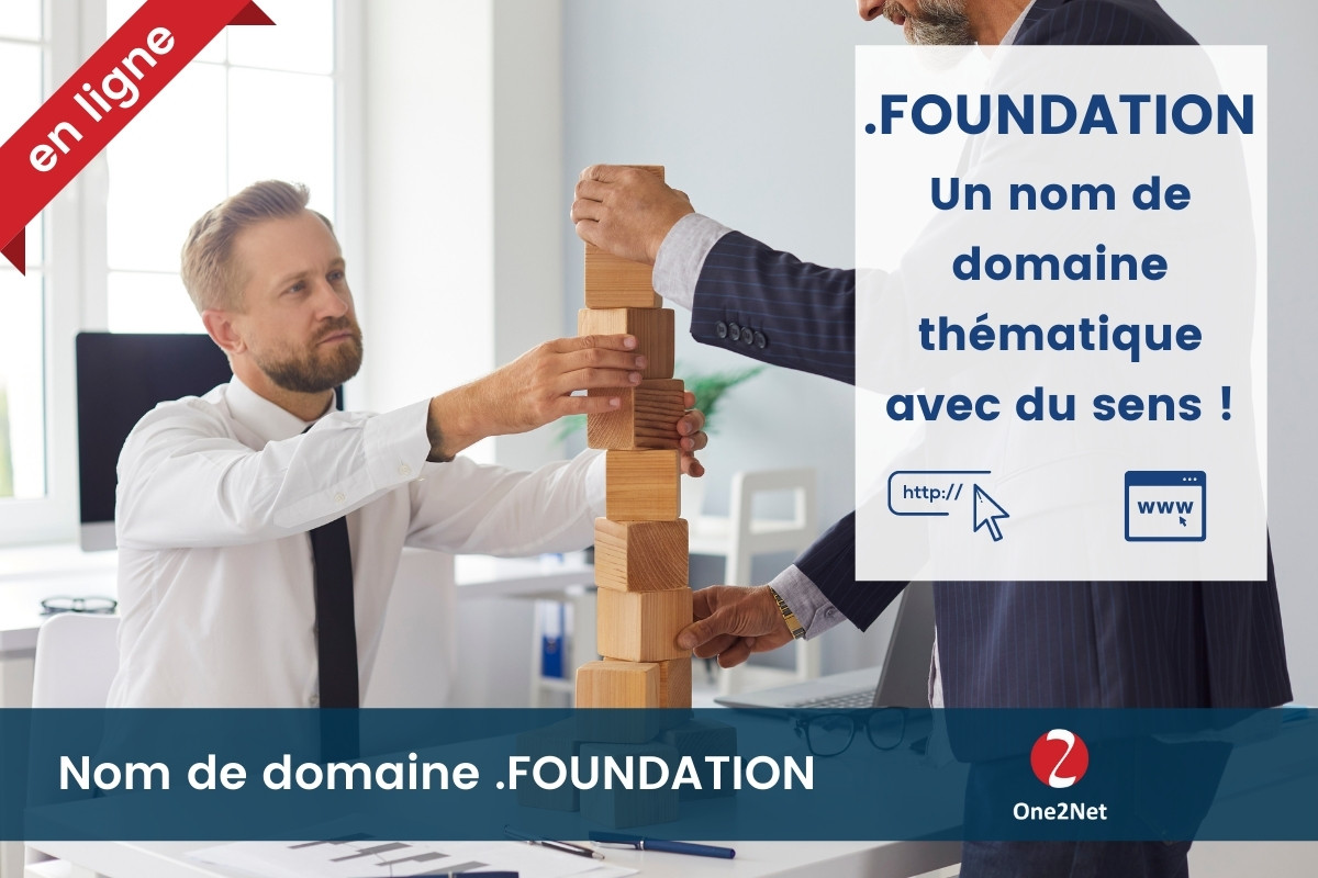 Nom de domaine .FOUNDATION - One2Net